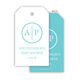 Initial Monogram Hanging Gift Tags with Organza Bags Image 9 of 10